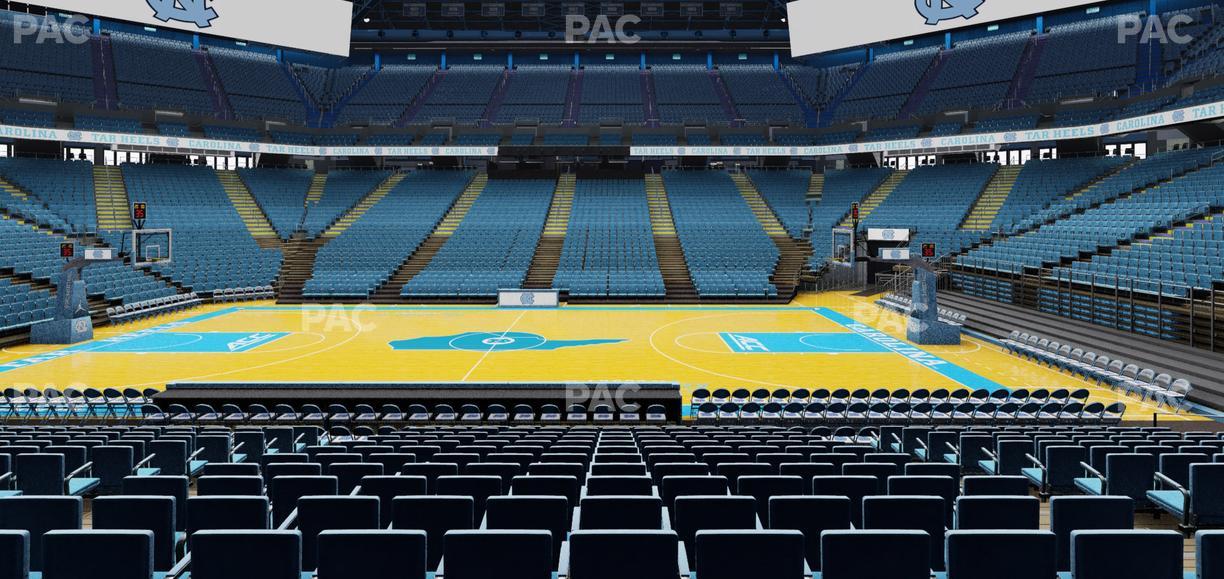 Dean Smith Center - Section 109 Seat View