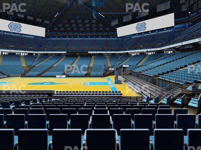 Dean Smith Center - Section 110 Seat View