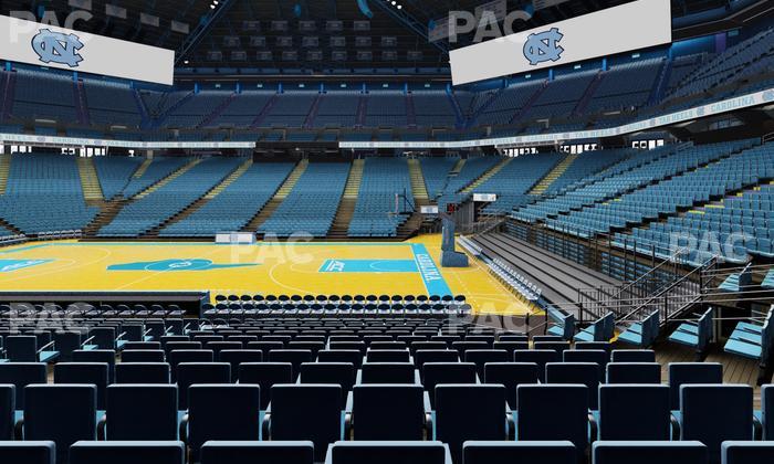 Dean Smith Center - Section 110 Seat View
