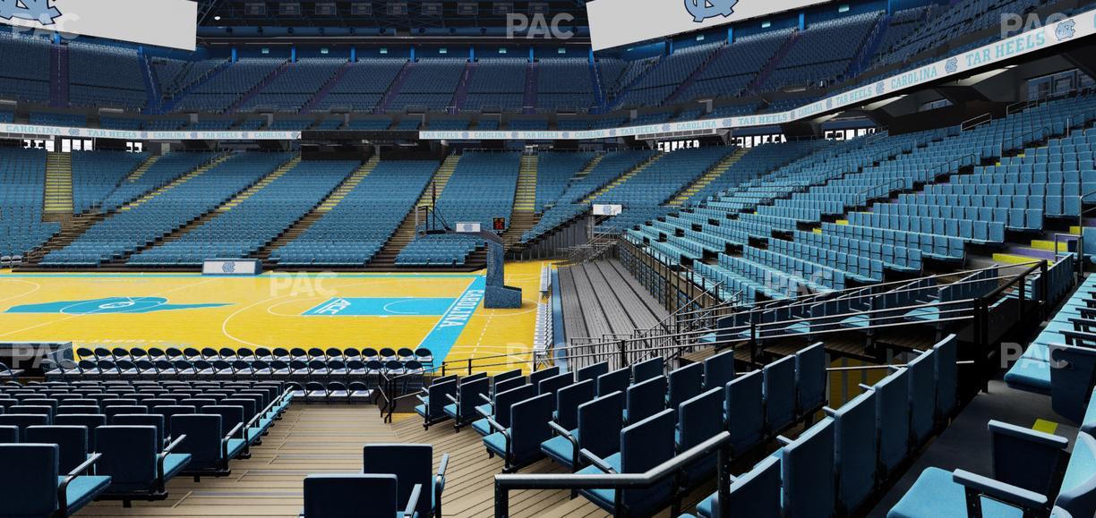 Dean Smith Center - Section 111 Seat View
