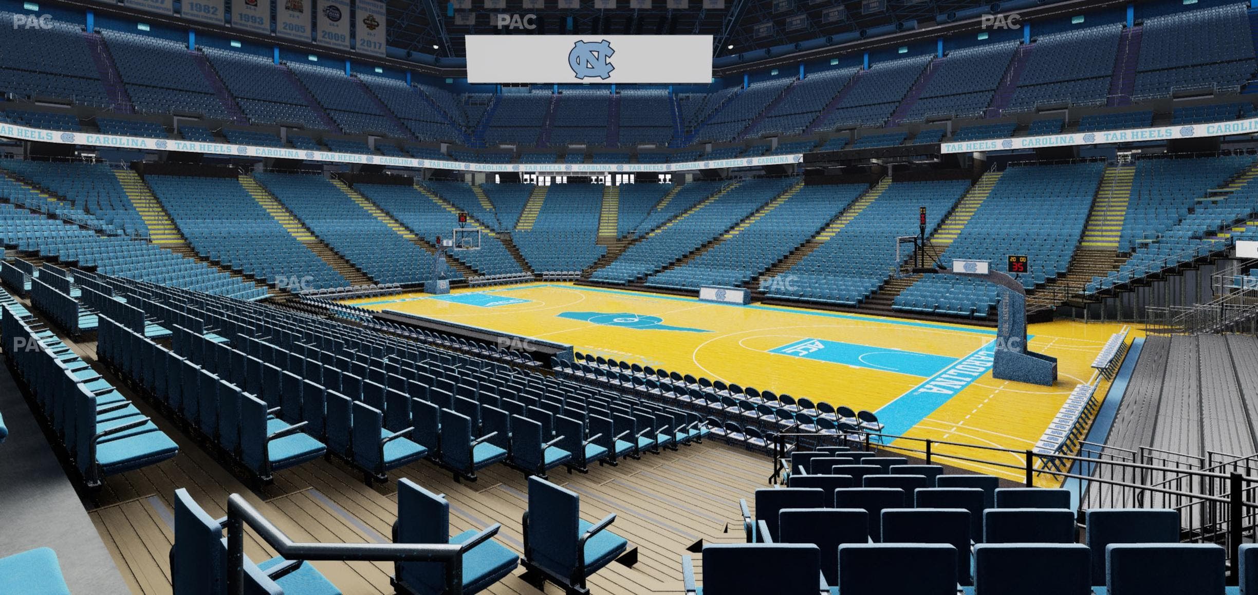 Dean Smith Center - Section 112 Seat View