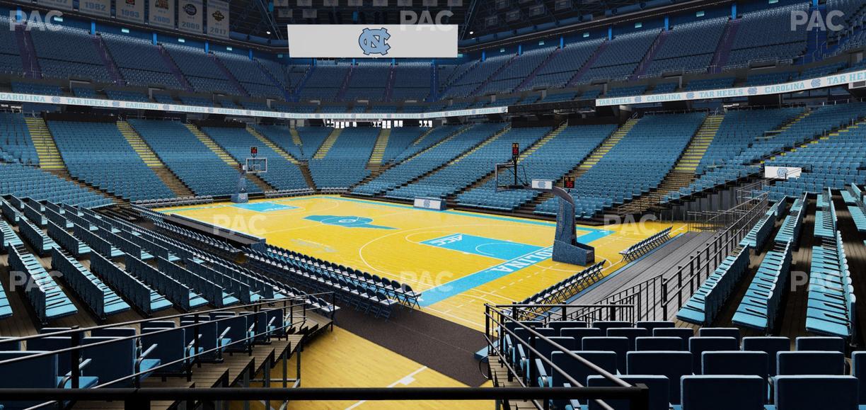 Dean Smith Center - Section 113 Seat View