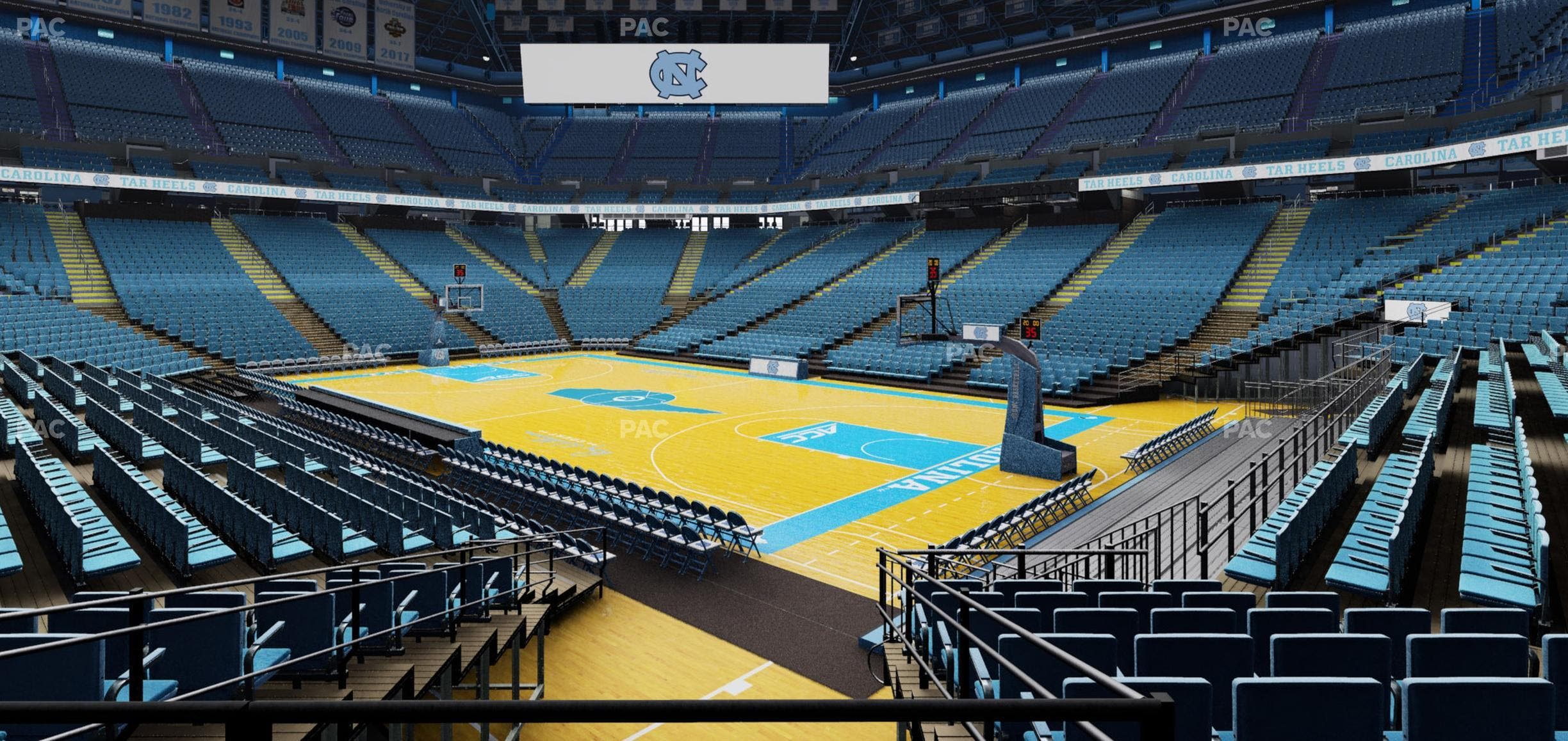 Dean Smith Center - Section 113 Seat View
