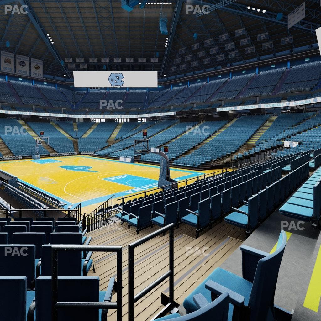 Dean Smith Center - Section 114 Seat View