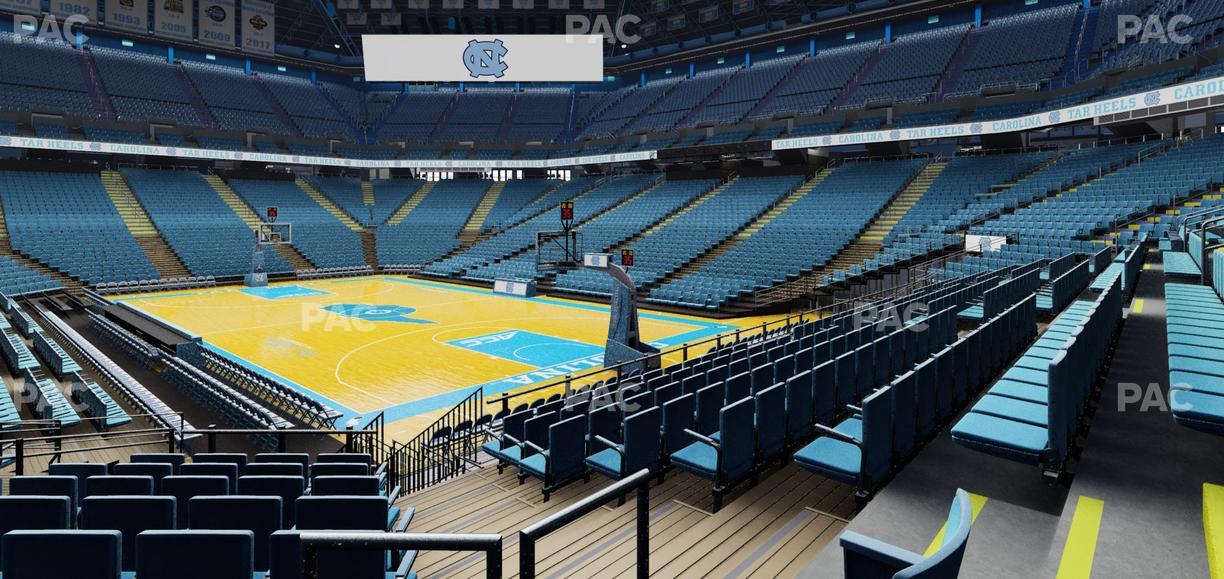 Dean Smith Center - Section 114 Seat View