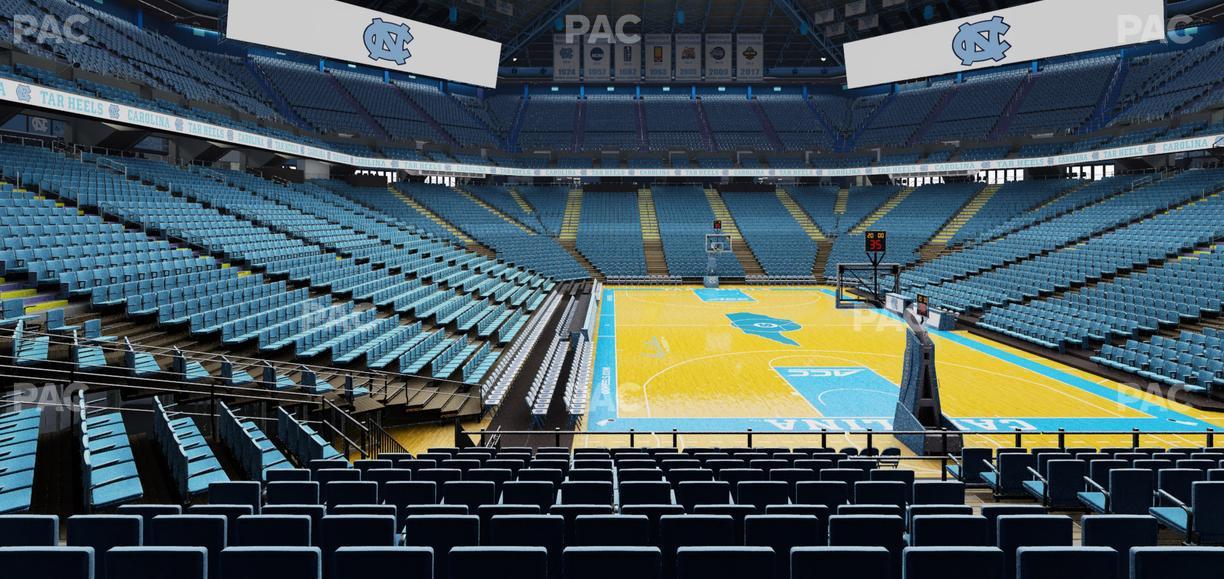 Dean Smith Center - Section 116 Seat View