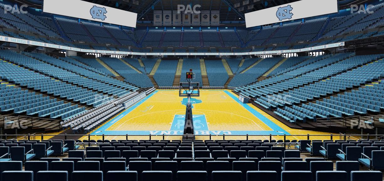 Dean Smith Center - Section 117 Seat View