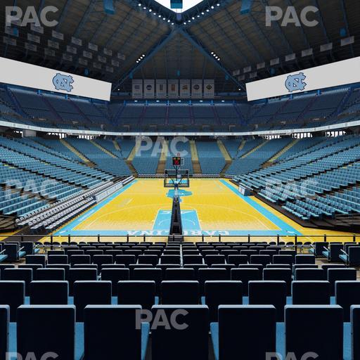 Dean Smith Center - Section 117 Seat View