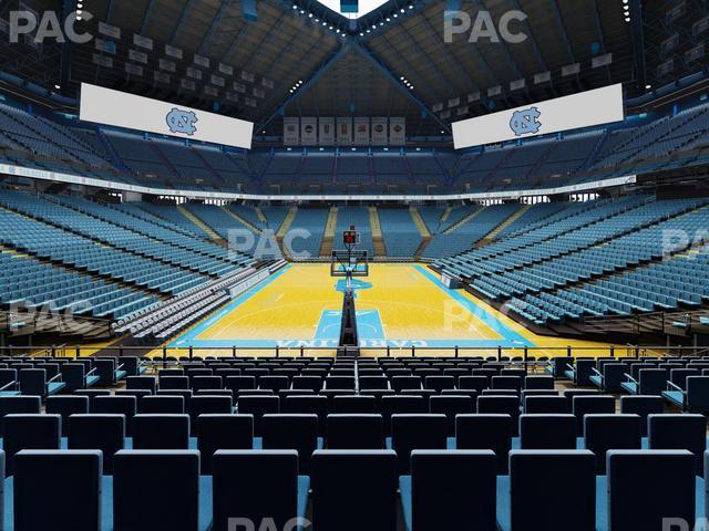 Dean Smith Center - Section 117 Seat View