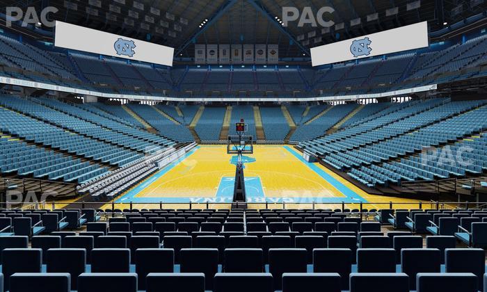 Dean Smith Center - Section 117 Seat View