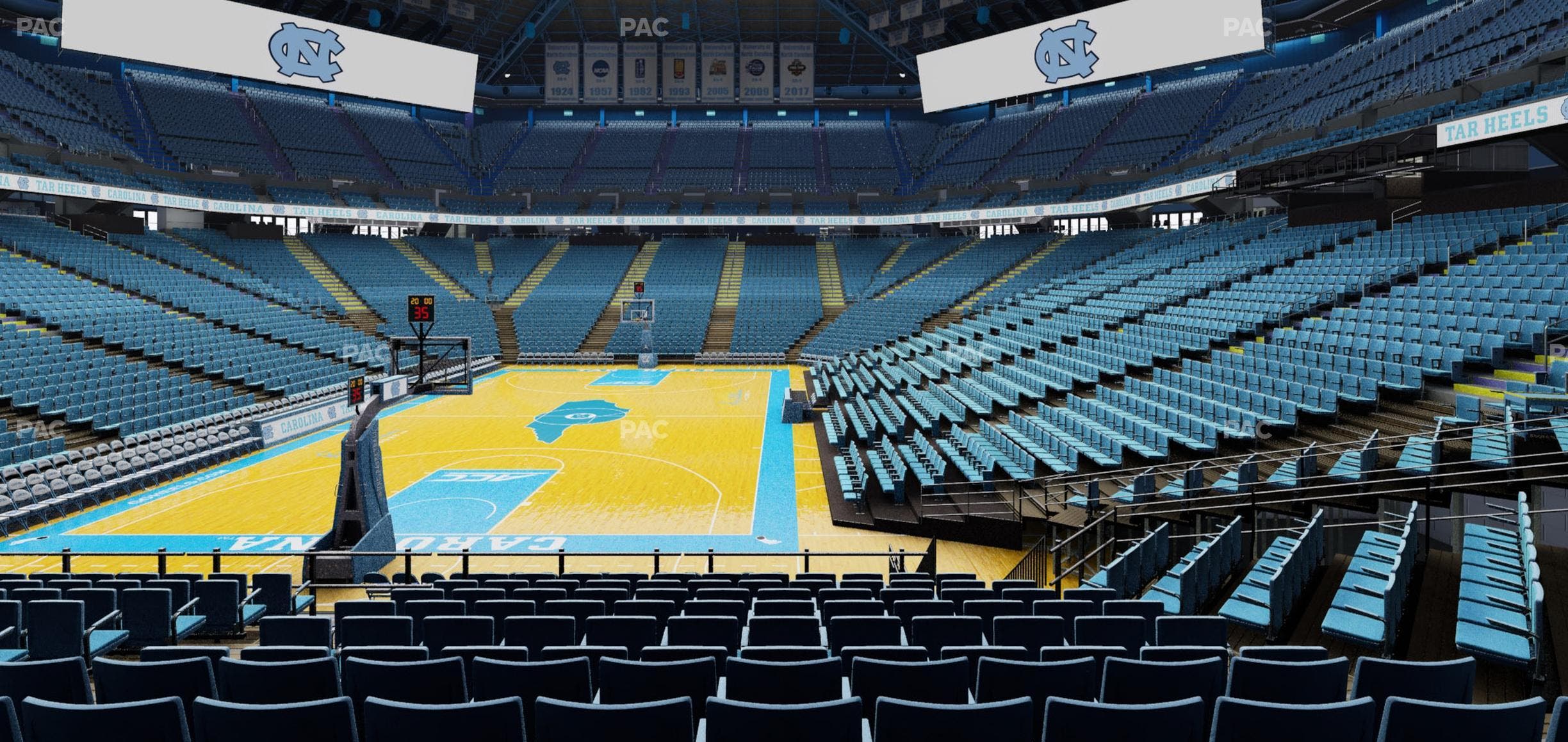 Dean Smith Center - Section 118 Seat View