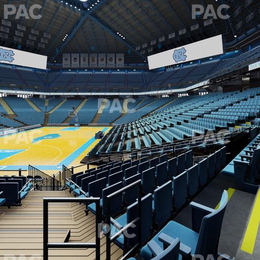Dean Smith Center - Section 119 Seat View