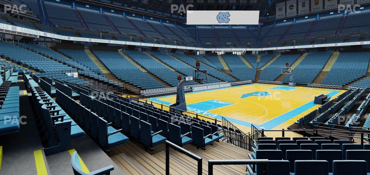 Dean Smith Center - Section 120 Seat View