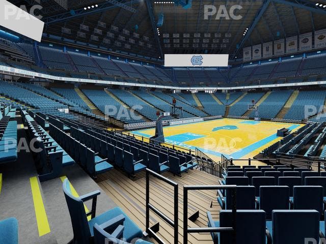 Dean Smith Center - Section 120 Seat View