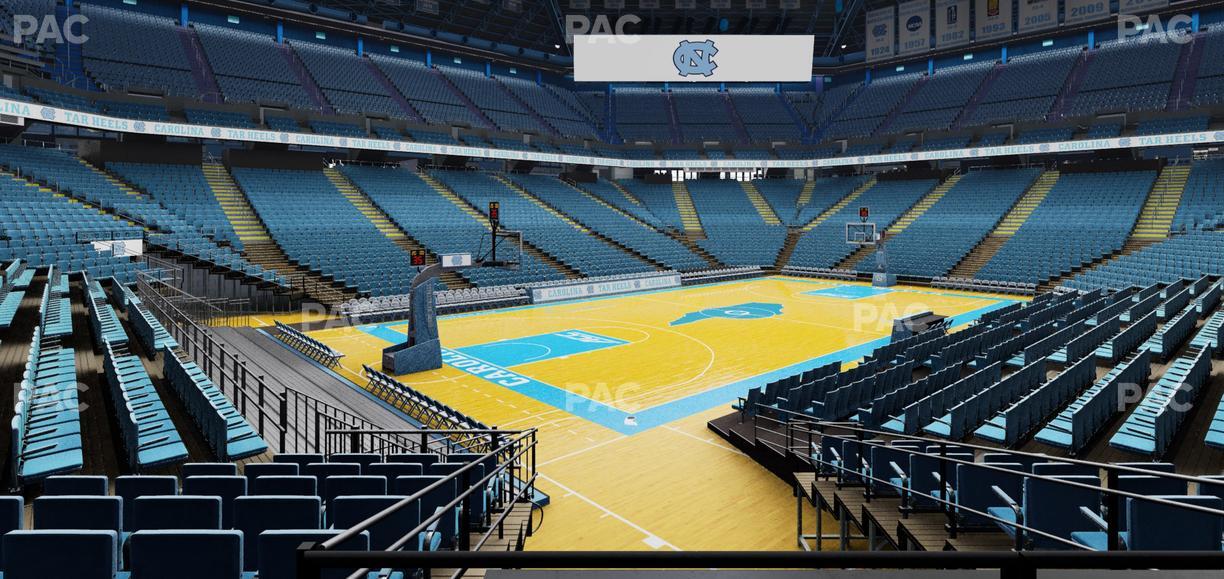 Dean Smith Center - Section 121 Seat View