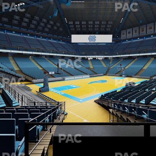 Dean Smith Center - Section 121 Seat View