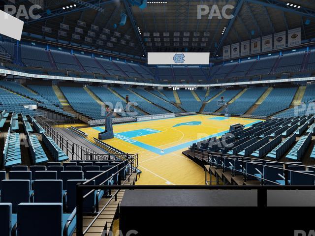 Dean Smith Center - Section 121 Seat View