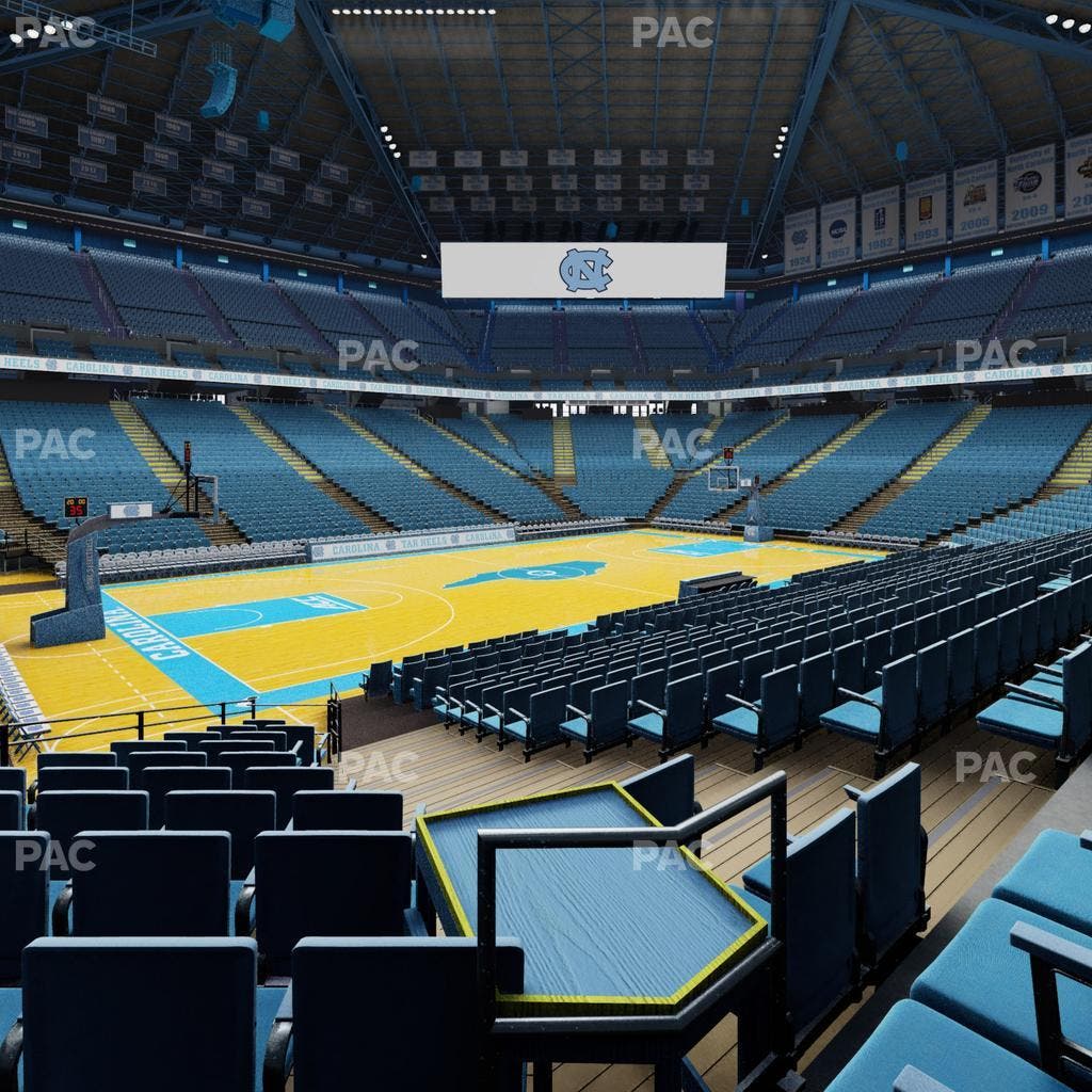 Dean Smith Center - Section 122 Seat View