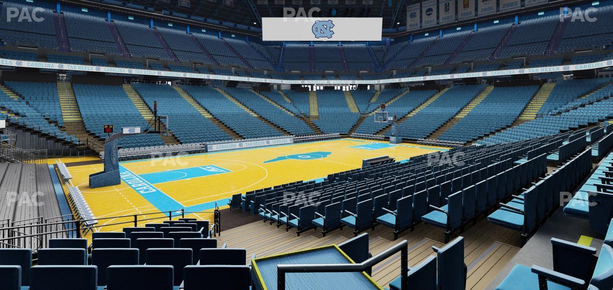 Dean Smith Center - Section 122 Seat View