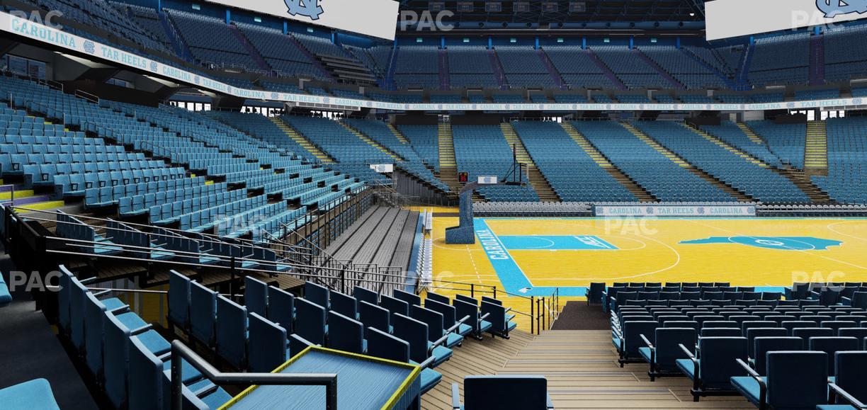 Dean Smith Center - Section 123 Seat View