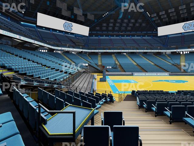 Dean Smith Center - Section 123 Seat View