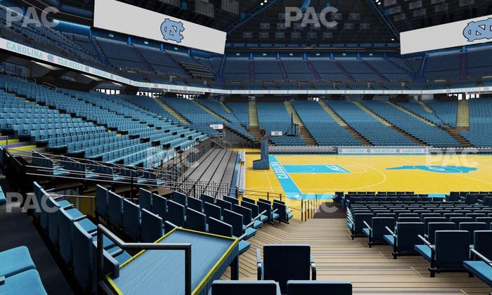 Dean Smith Center - Section 123 Seat View