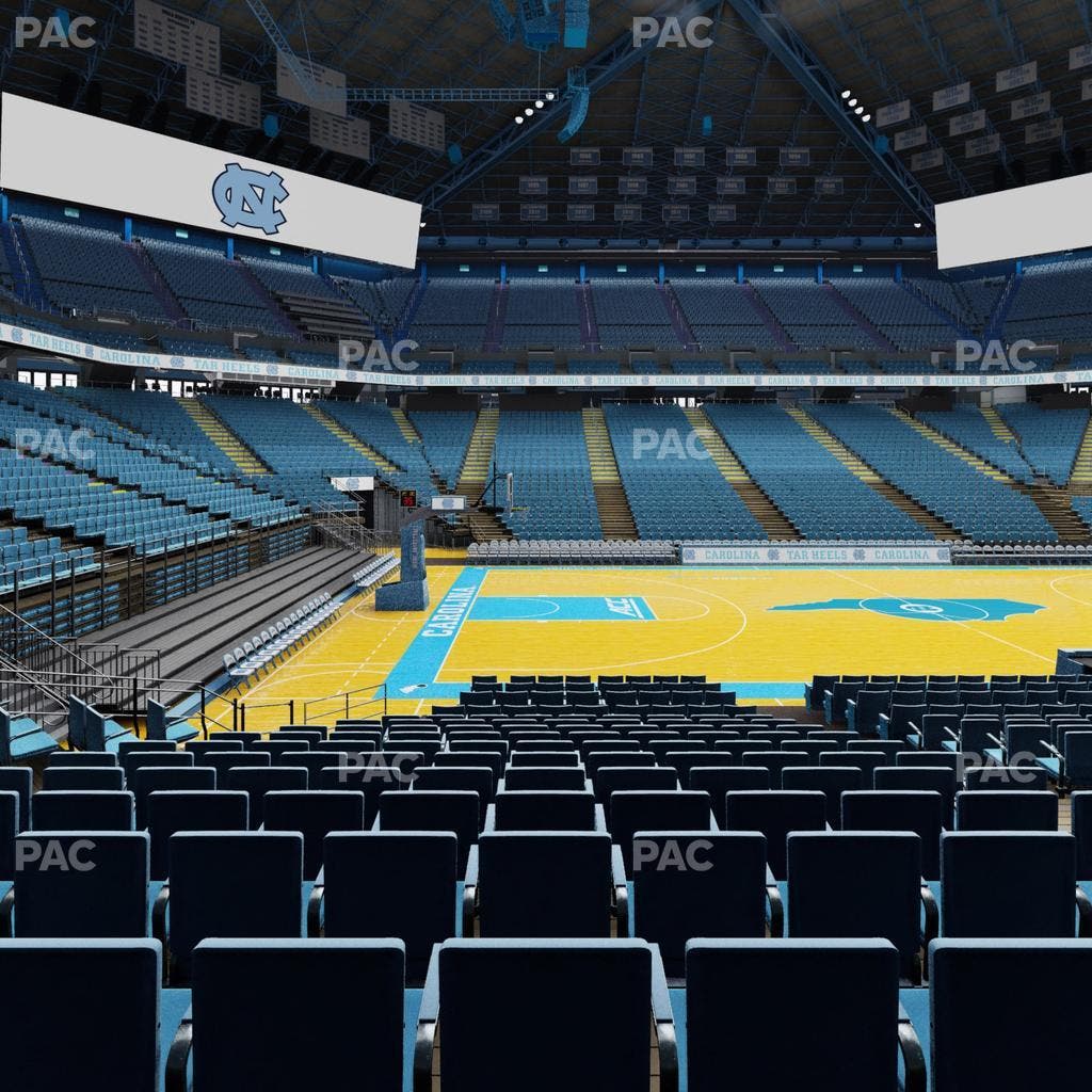 Dean Smith Center - Section 124 Seat View