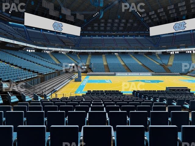 Dean Smith Center - Section 124 Seat View