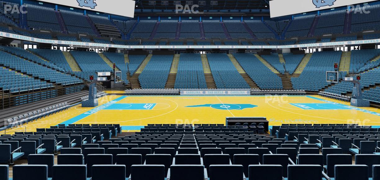 Dean Smith Center - Section 125 Seat View