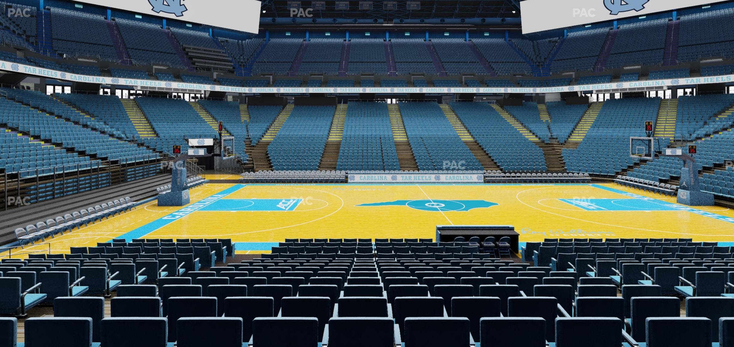 Dean Smith Center - Section 125 Seat View