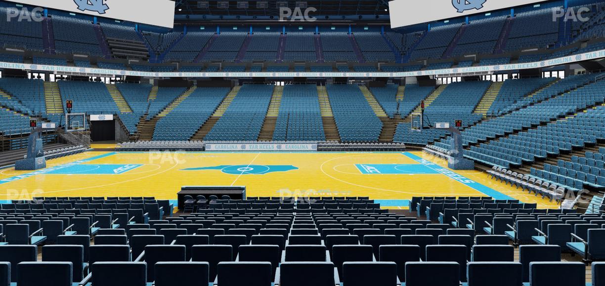 Dean Smith Center - Section 126 Seat View
