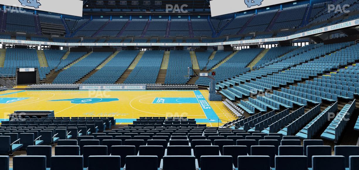 Dean Smith Center - Section 127 Seat View