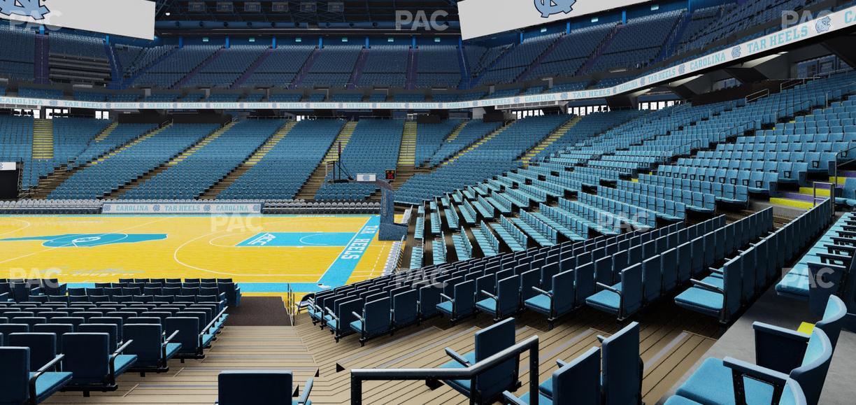 Dean Smith Center - Section 128 Seat View