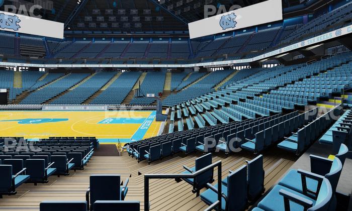 Dean Smith Center - Section 128 Seat View