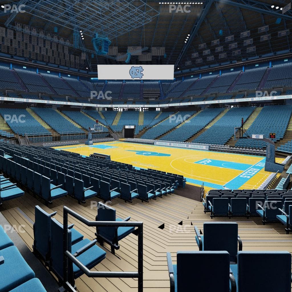 Dean Smith Center - Section 129 Seat View