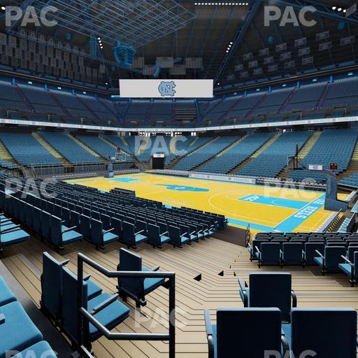 Dean Smith Center - Section 129 Seat View