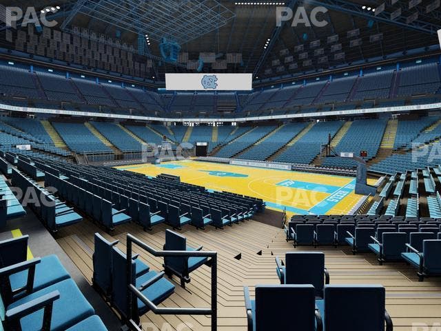 Dean Smith Center - Section 129 Seat View