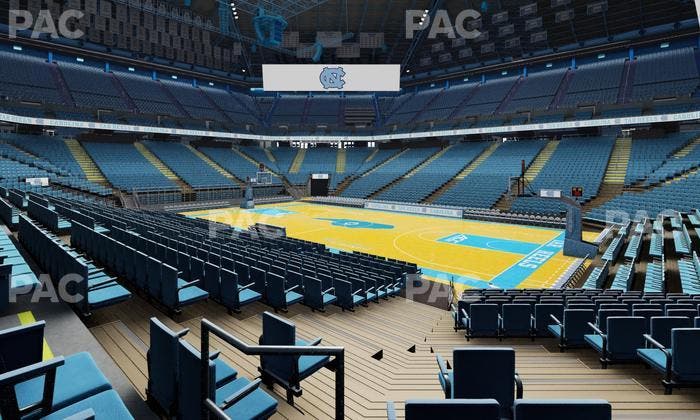 Dean Smith Center - Section 129 Seat View