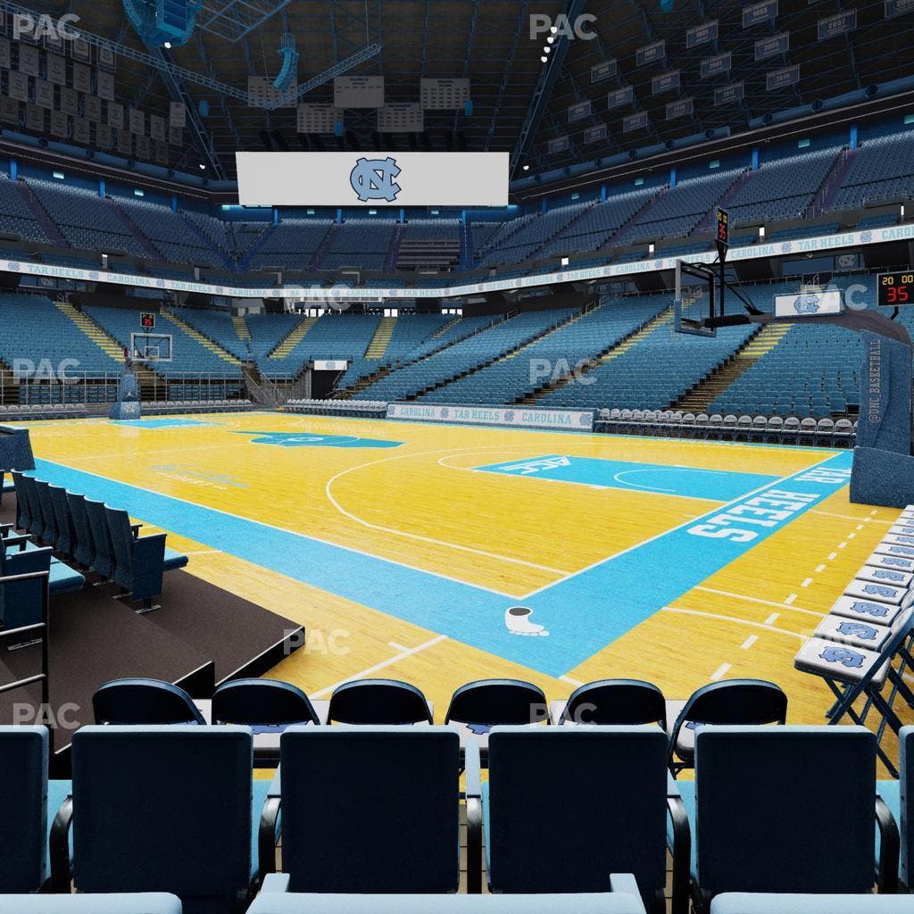 Dean Smith Center - Section 130 Seat View