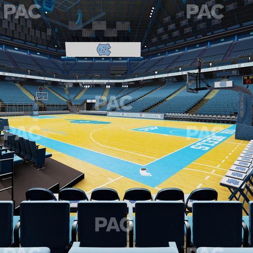 Dean Smith Center - Section 130 Seat View