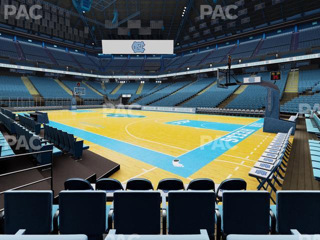 Dean Smith Center - Section 130 Seat View