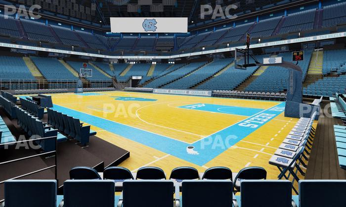Dean Smith Center - Section 130 Seat View