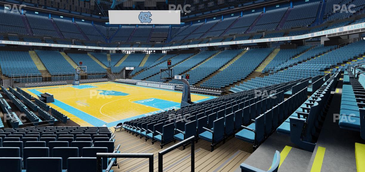 Dean Smith Center - Section 131 Seat View