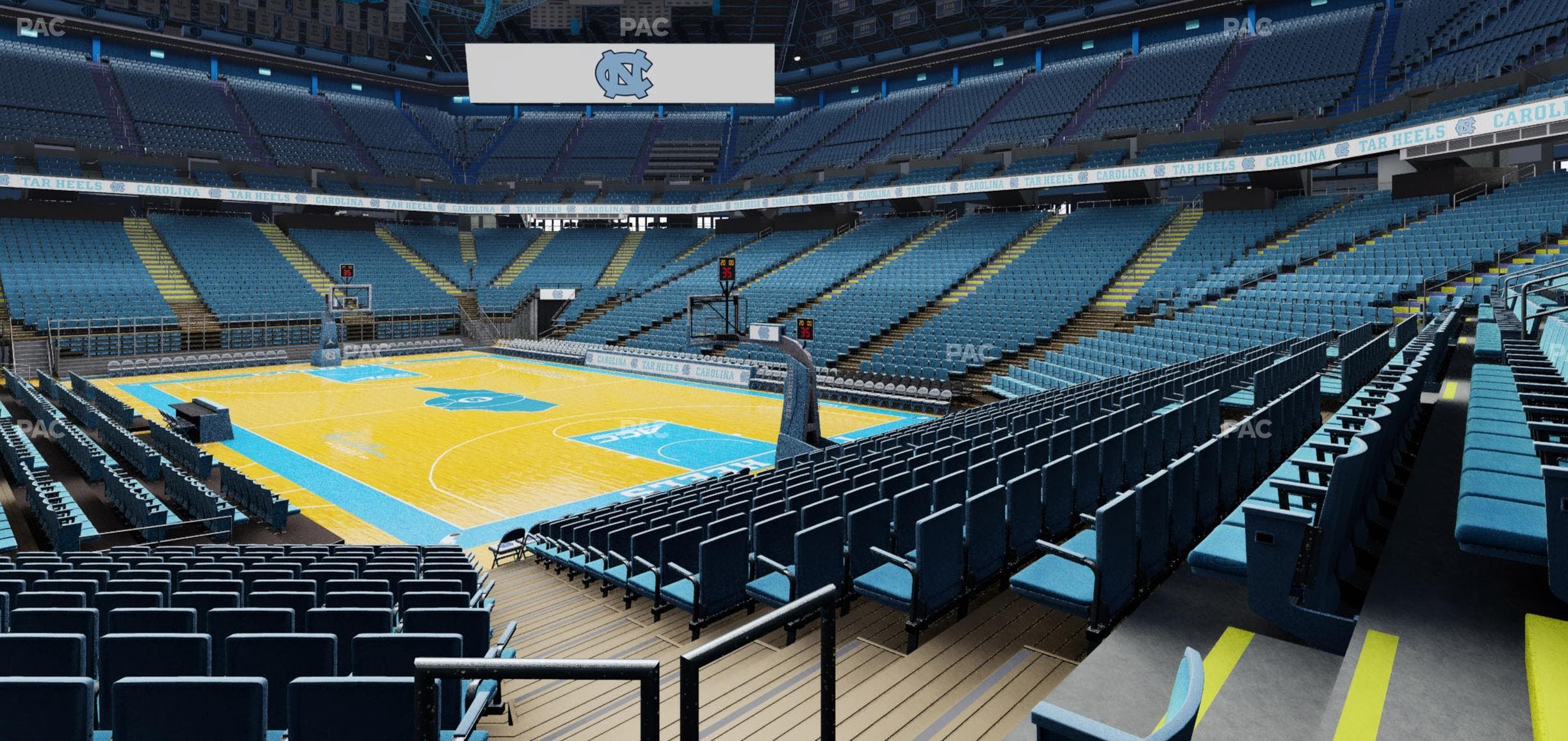 Dean Smith Center - Section 131 Seat View