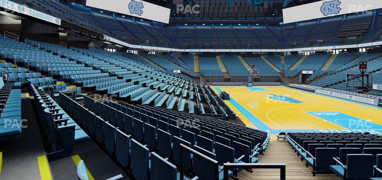 Dean Smith Center - Section 132 Seat View