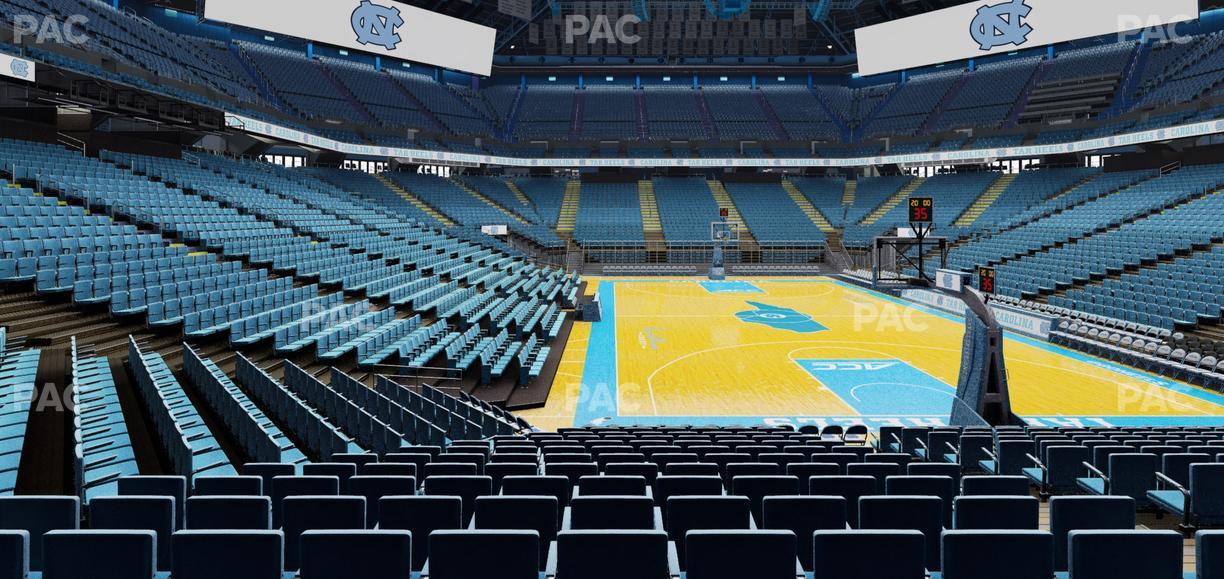 Dean Smith Center - Section 133 Seat View