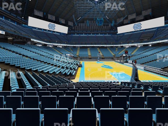 Dean Smith Center - Section 133 Seat View