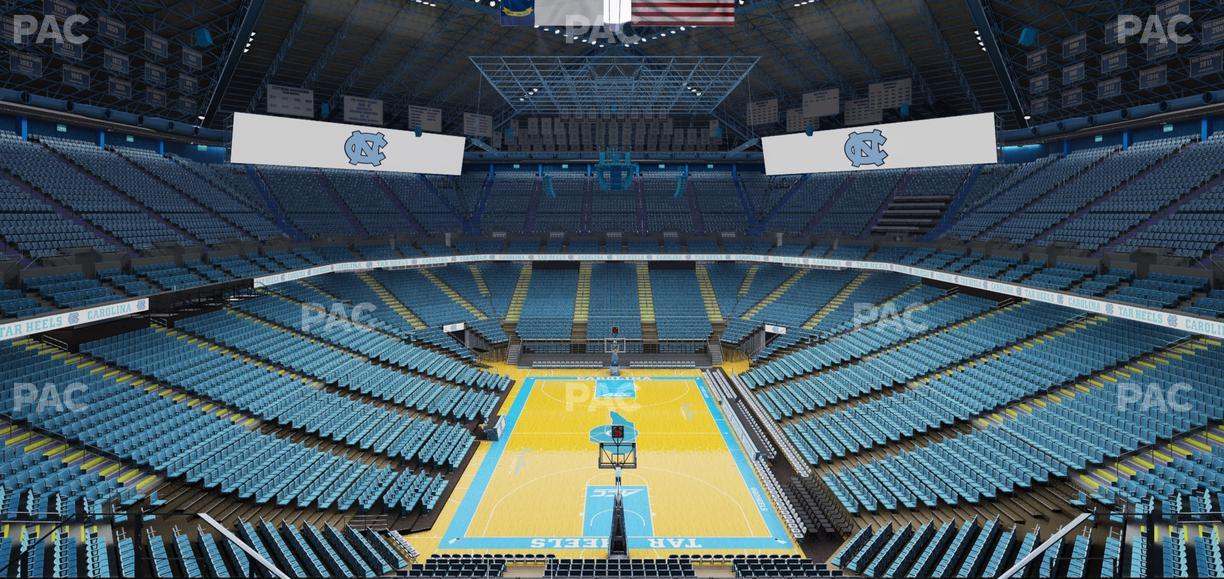 Dean Smith Center - Section 200 Seat View