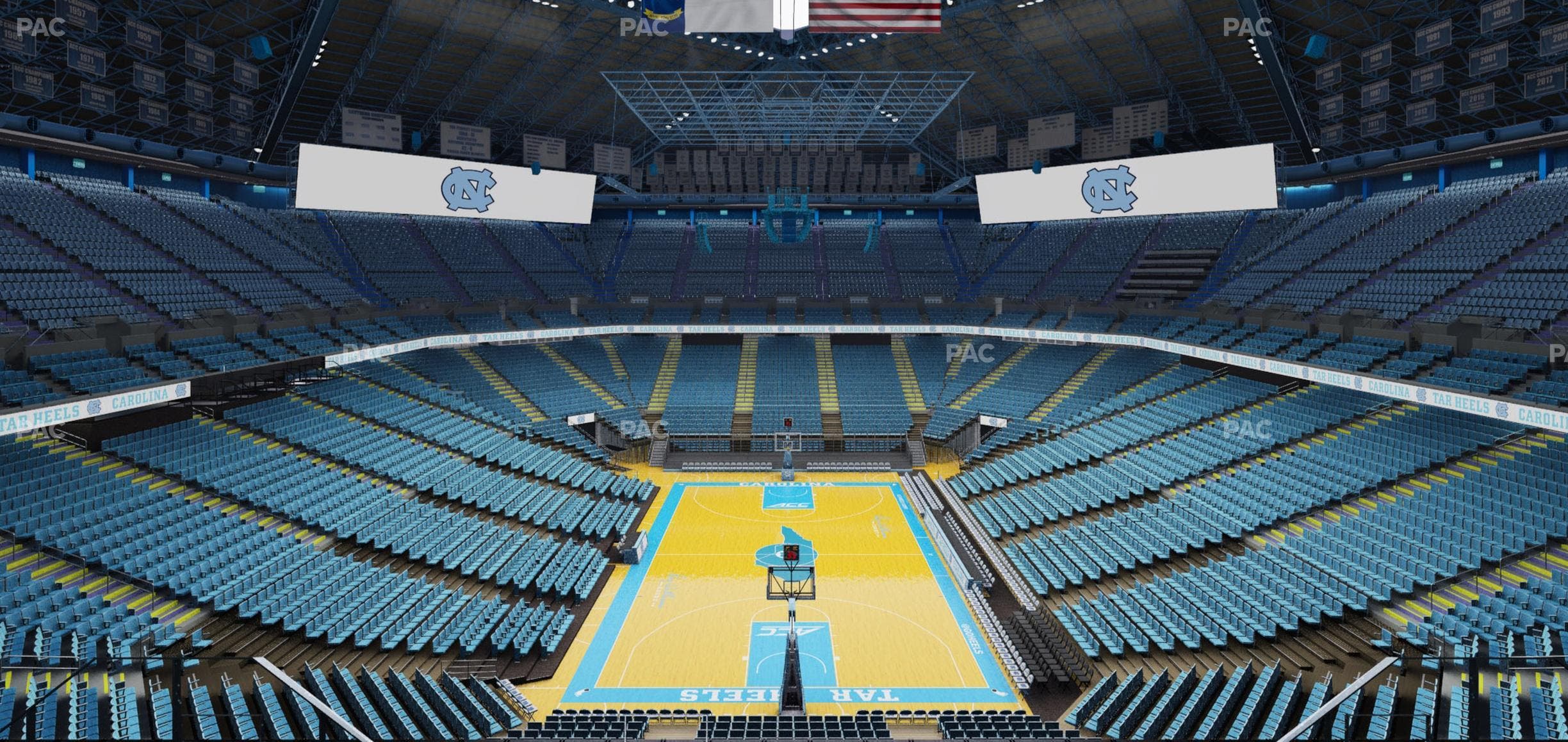 Dean Smith Center - Section 200 Seat View