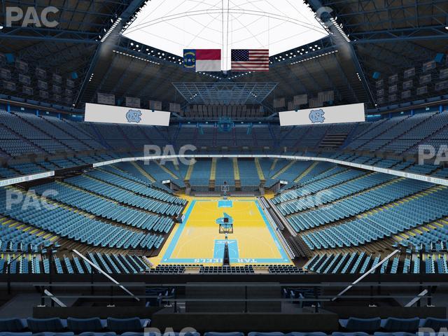 Dean Smith Center - Section 200 Seat View